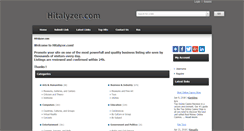 Desktop Screenshot of hitalyzer.com