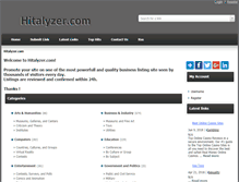 Tablet Screenshot of hitalyzer.com